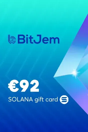 BitJem €92 EUR in Solana (SOL) Crypto Voucher