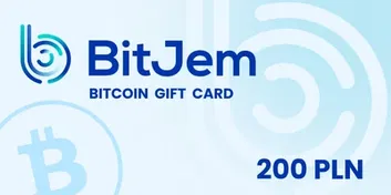 BitJem zł200 PLN in Bitcoin (BTC) Crypto Voucher