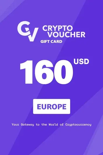 Crypto Voucher $160 USD in Bitcoin (BTC) Crypto Voucher