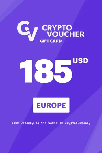 Crypto Voucher $185 USD in Bitcoin (BTC) Crypto Voucher
