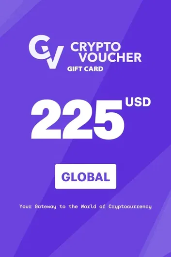 Crypto Voucher $225 USD in Bitcoin (BTC) Crypto Voucher
