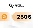 Crypto Voucher $250 USD in Bitcoin (BTC) Crypto Voucher thumb 2