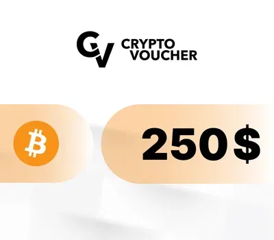 Crypto Voucher $250 USD in Bitcoin (BTC) Crypto Voucher gallery image 2