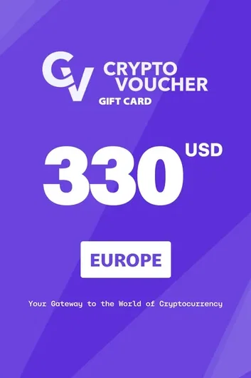 Crypto Voucher $330 USD in Bitcoin (BTC) Crypto Voucher