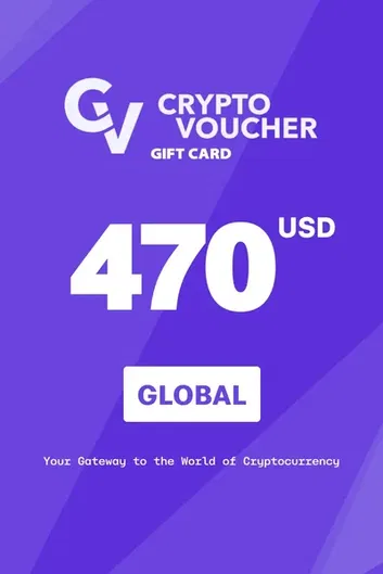 Crypto Voucher $470 USD in Bitcoin (BTC) Crypto Voucher