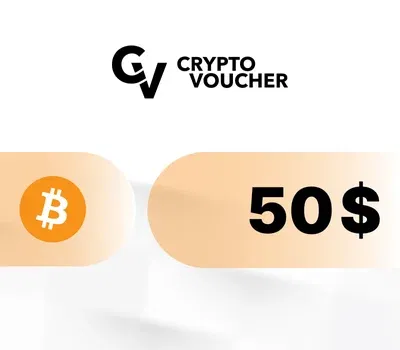 Crypto Voucher $50 USD in Bitcoin (BTC) Crypto Voucher gallery image 2