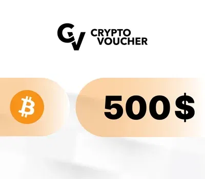 Crypto Voucher $500 USD in Bitcoin (BTC) Crypto Voucher gallery image 2
