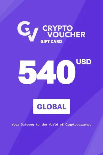 Crypto Voucher $540 USD in Bitcoin (BTC) Crypto Voucher gallery image 1