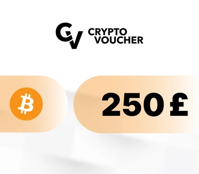 Crypto Voucher £250 GBP in Bitcoin (BTC) Crypto Voucher gallery image 2