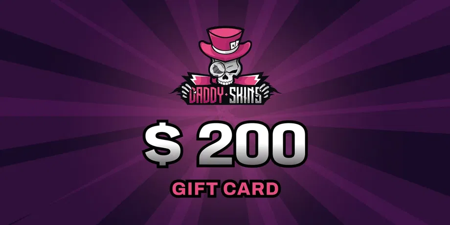 DaddySkins 200 USD Gift Card (Global) gallery image 2