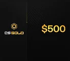 CSGOLD 500 USD Gift Card (Global) thumb 1