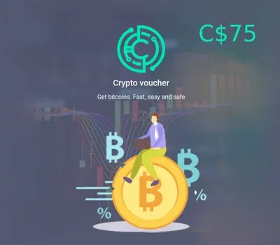 Crypto Voucher C$75 CAD in Bitcoin (BTC) Crypto Voucher gallery image 2