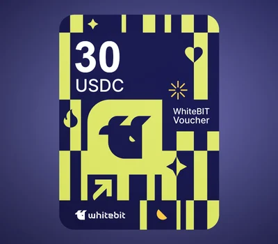 WhiteBIT 30 USD Coin (USDC) Crypto Voucher gallery image 2