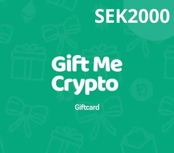 Gift Me Crypto kr2000 SEK Crypto Voucher