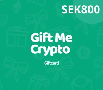 Gift Me Crypto kr800 SEK Crypto Voucher