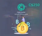 Crypto Voucher C$250 CAD in Bitcoin (BTC) Crypto Voucher thumb 2