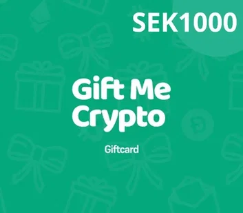 Gift Me Crypto kr1000 SEK Crypto Voucher