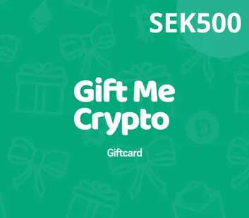Gift Me Crypto kr500 SEK Crypto Voucher