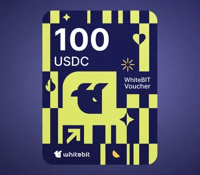 WhiteBIT 100 USD Coin (USDC) Crypto Voucher gallery image 2