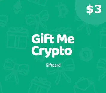Gift Me Crypto $3 USD Crypto Voucher
