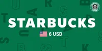 Starbucks 6 USD Gift Card (United States) thumb 2
