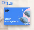 Dots.eco Clean ocean plastic 1.5 CAD Gift Card (Canada) thumb 2