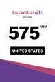 BucketlistGift 575 USD Gift Card (United States) thumb 2