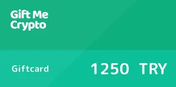Gift Me Crypto ₺1250 TRY Crypto Voucher