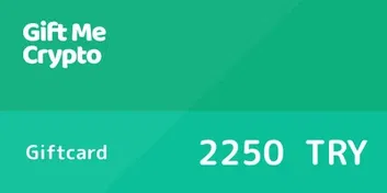 Gift Me Crypto ₺2250 TRY Crypto Voucher