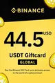 Binance $44.5 USD in Tether (USDT) Crypto Voucher thumb 2