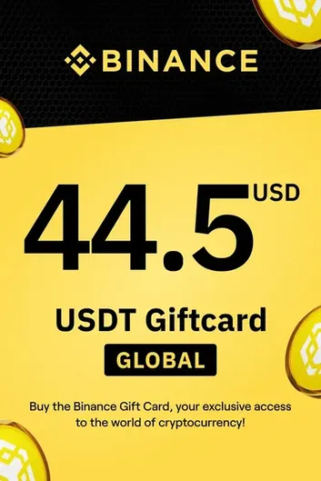 Binance $44.5 USD in Tether (USDT) Crypto Voucher