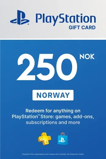PlayStation Network 250 NOK Gift Card (Norway) gallery image 2