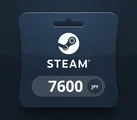 Steam Wallet 7600 JPY Gift Card (Asia) thumb 2