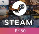 Steam Wallet 50 BRL Gift Card (Global) thumb 2