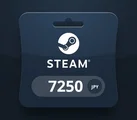 Steam Wallet 7250 JPY Gift Card (Asia) thumb 2