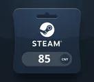 Steam Wallet 85 CNY Gift Card (Asia) thumb 2