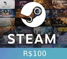 Steam Wallet 100 BRL Gift Card (Global) thumb 2
