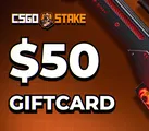 CSGOStake.com 50 USD Gift Card (Global) thumb 2