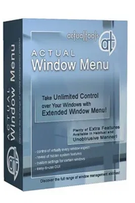 Actual Window Menu Actual Tools