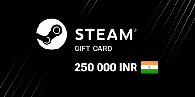 Steam Wallet 250000 INR Gift Card (India) gallery image 2