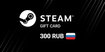 Steam Wallet 300 RUB Gift Card (Russia)