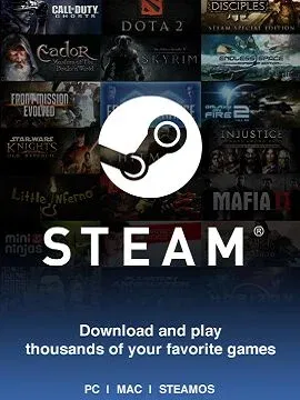 Steam Wallet 7500 CLP Gift Card (Chile)