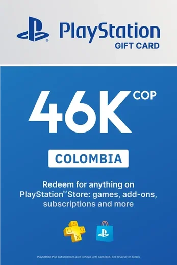 PlayStation Network 46000 COP Gift Card (Colombia) gallery image 2
