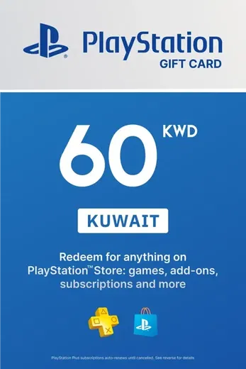 PlayStation Network 60 KWD Gift Card (Kuwait) gallery image 2