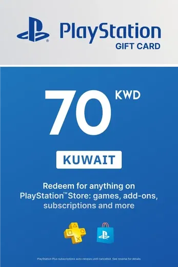 PlayStation Network 70 KWD Gift Card (Kuwait) gallery image 2