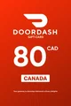 DoorDash 80 CAD Gift Card (Canada) thumb 2