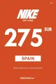 Nike 275 EUR Gift Card (Spain) thumb 2