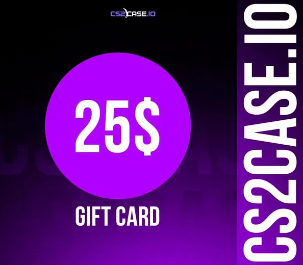 CS2CASE 25 USD Gift Card (Global) gallery image 2