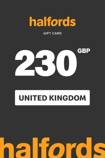 Halfords 230 GBP Gift Card (United Kingdom) gallery image 2