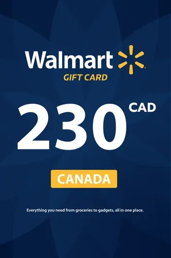 Walmart 230 CAD Gift Card (Canada)